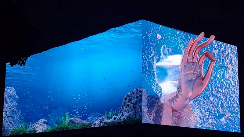 江苏信阳美罗百货户表裸眼3D屏项目